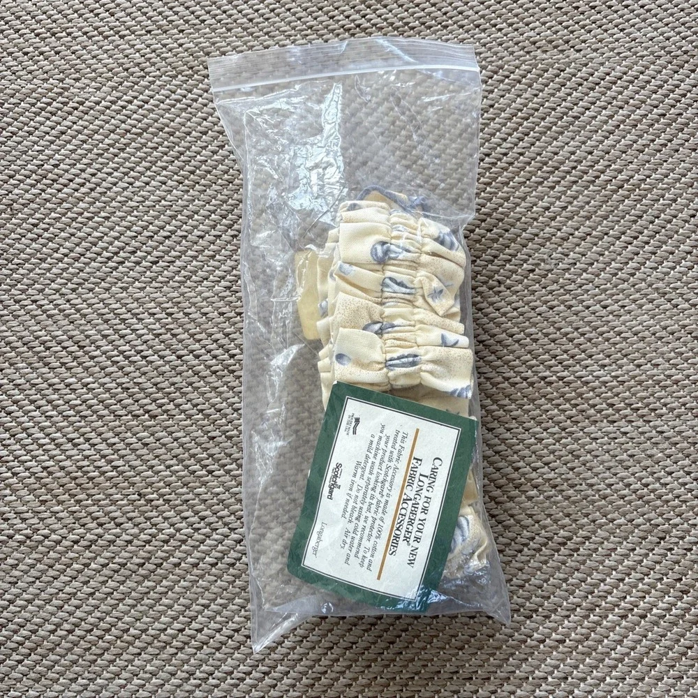 Longaberger Large Garter Shoreline Fabric NEW!!!